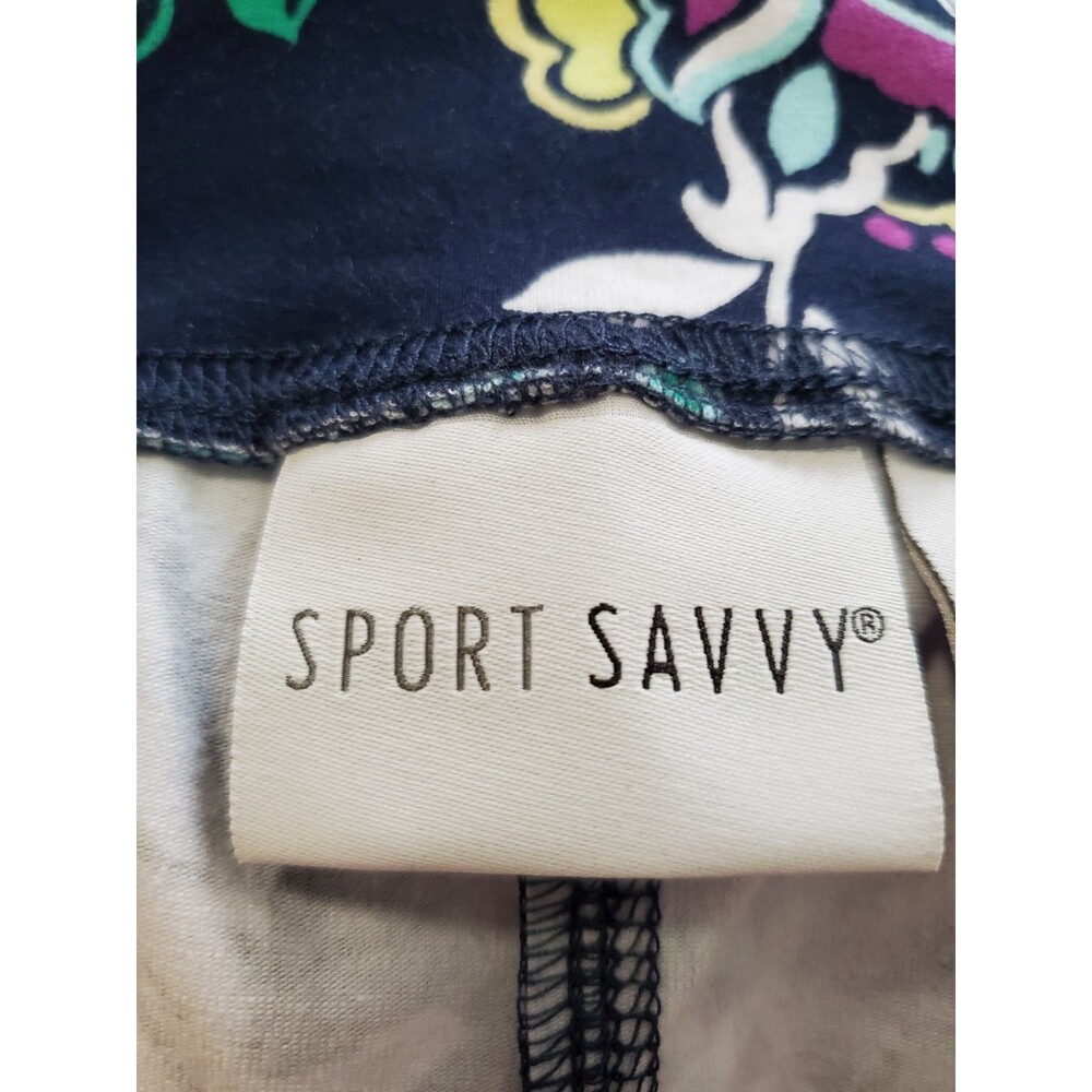 Women's Sport Savvy 5X Floral Stretch Capri NWOT SOLD Out On QVC!!! - Picture 13 of 14